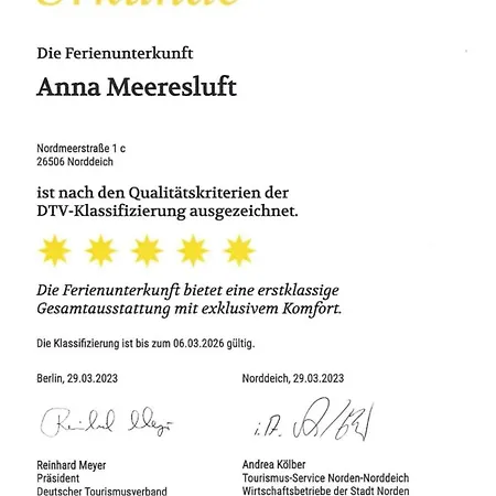 Daire Anna-meeresluft